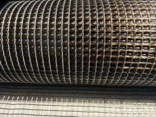 Grille en fibre de basalte 110 g/m², revêtement polymère, 7x6 mm, largeur 1 m, rouleau 50 m²